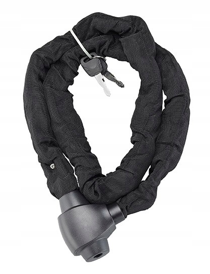 Zapięcie rowerowe Łańcuch w nylonowym rękawie