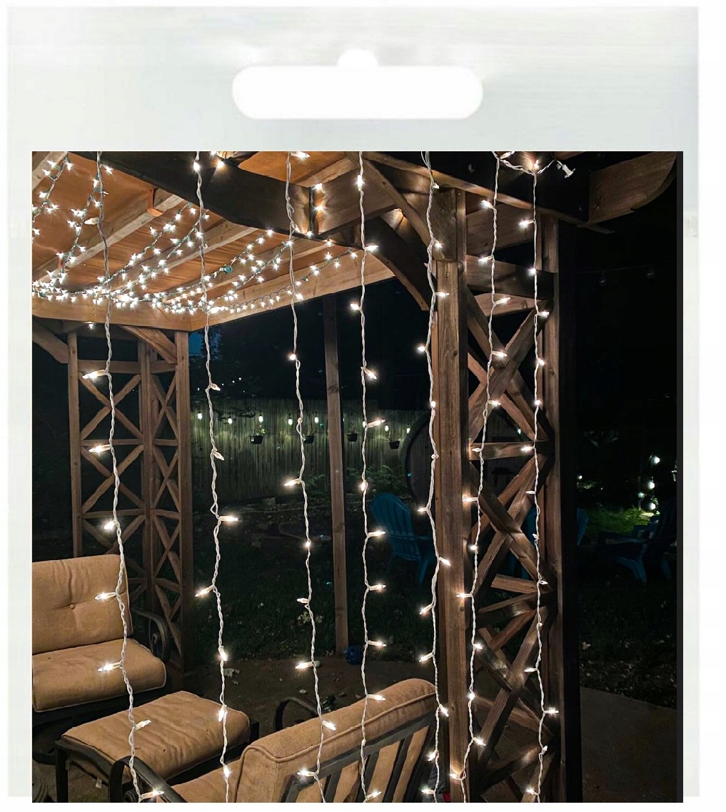 

Lampki 300 Led 30m Choinkowe Girlanda zewn 8 progr