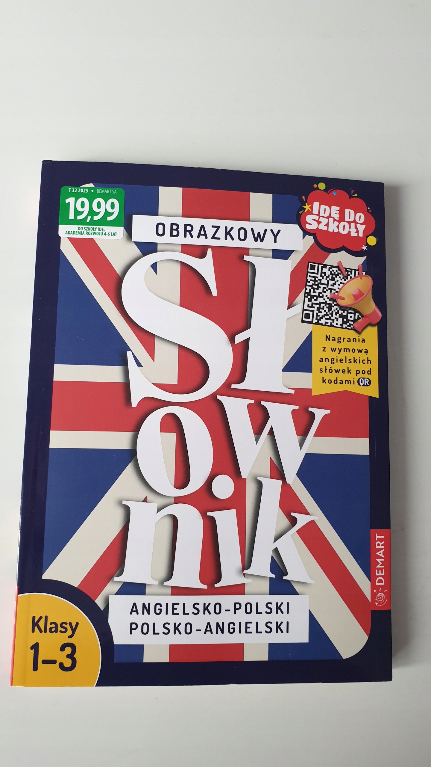 Obrazkowy Słownik Ang-pol, Pol-ang Klasy 1-3