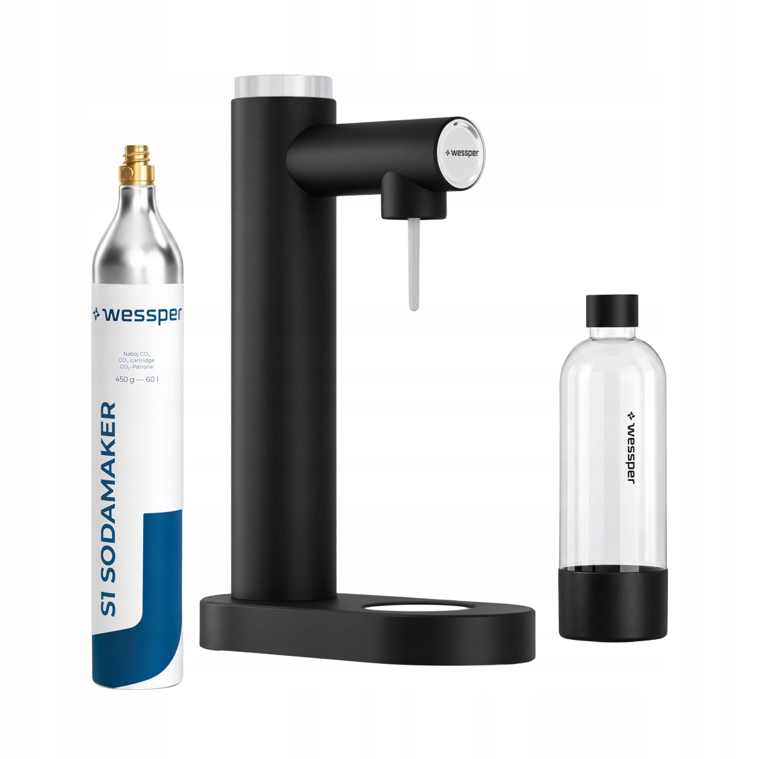 Výrobník sody Wessper S1 Sodamaker CO2 60 l láhev
