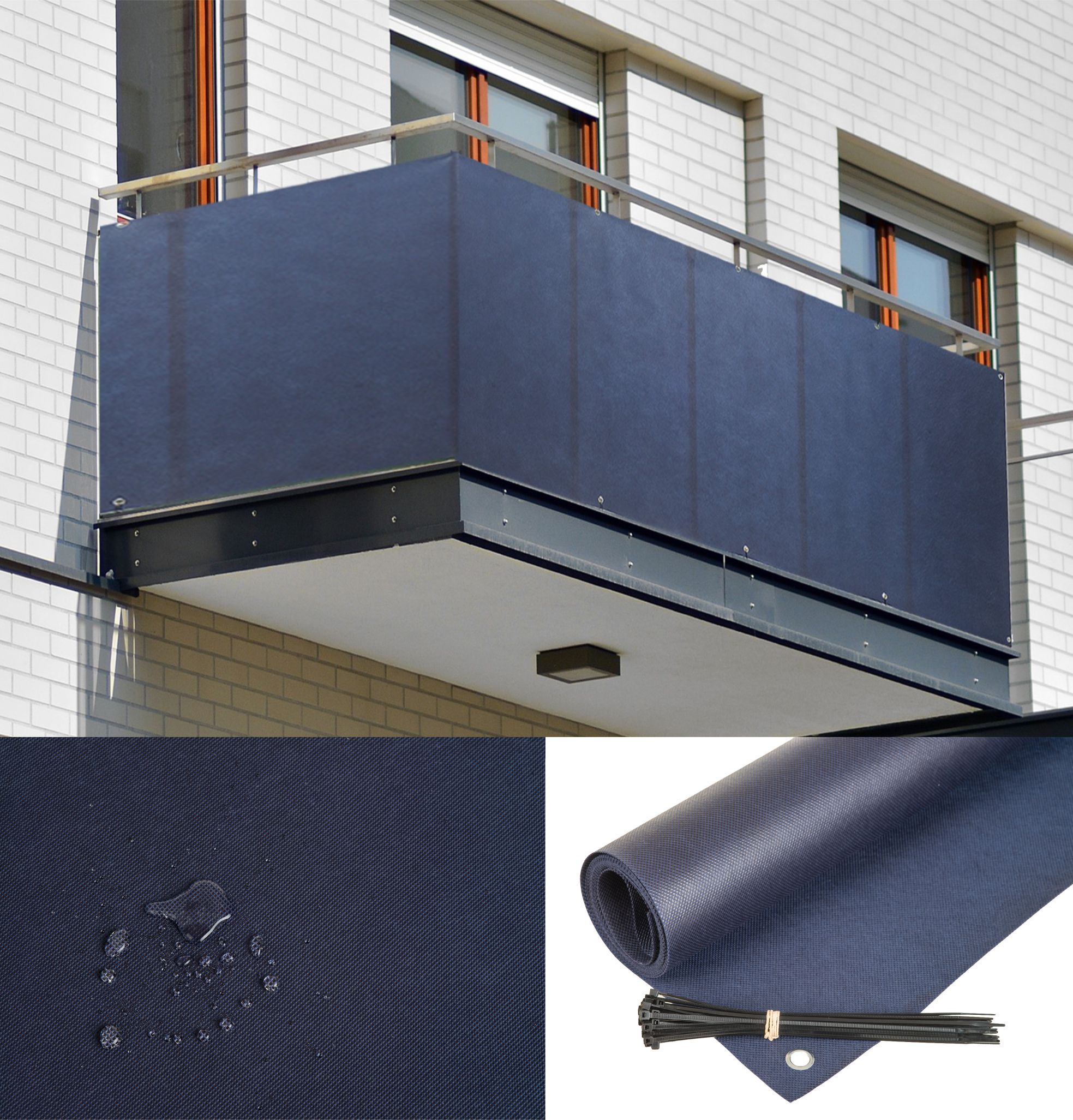 

Osłona Balkonowa Na Wymiar Balkon Mata 70CM DŁ50cm