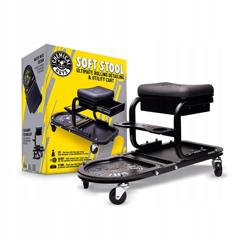 CHEMICAL GUYS SOFT STOOL ULTIMATE DETAILING CART