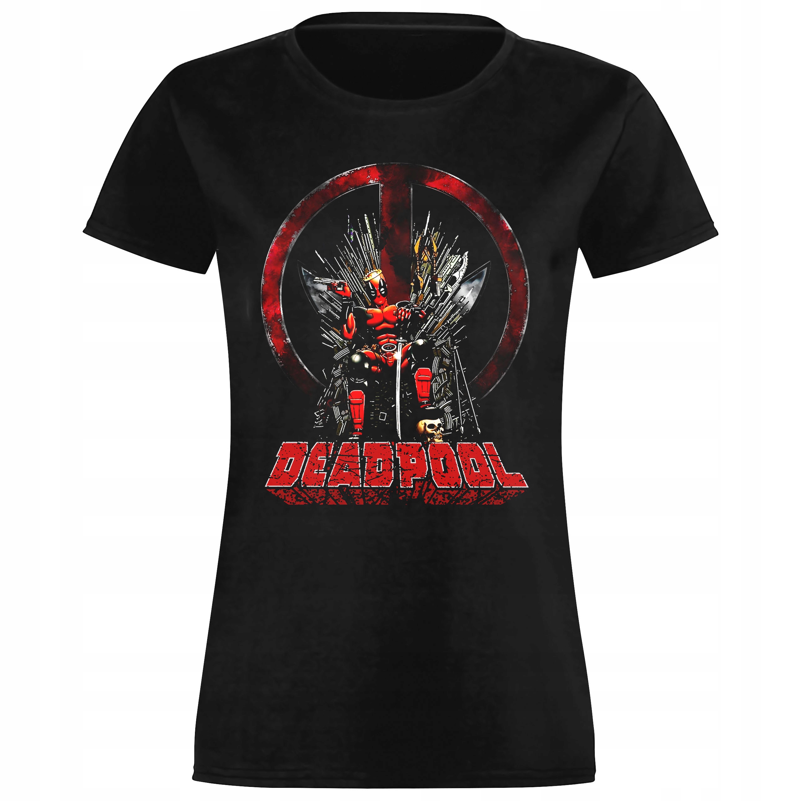 

Damska Koszulka Deadpool Marvel Gra O Tron Roz M