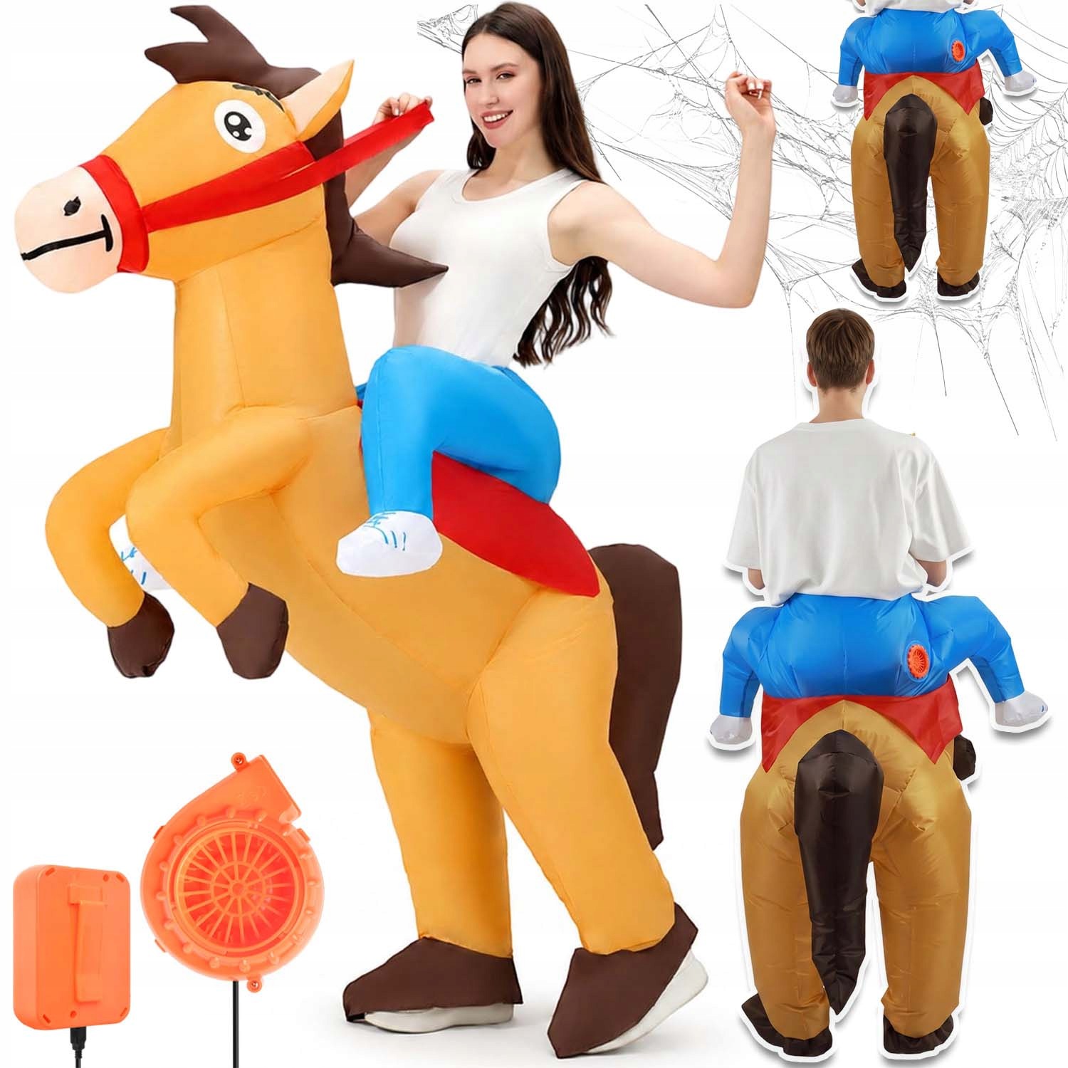 Nafukovací Kostým Jezdec Na Koni Nafukovací Převlek Kostým Halloween