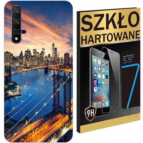 

200 wz. Etui+szkło Hartowane do Honor 20 Obudowa