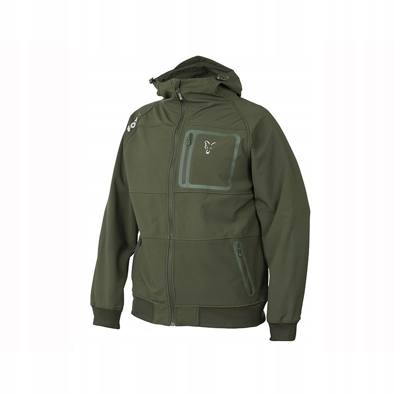 Fox Collection Green Silver Shell Hoodie XXXL