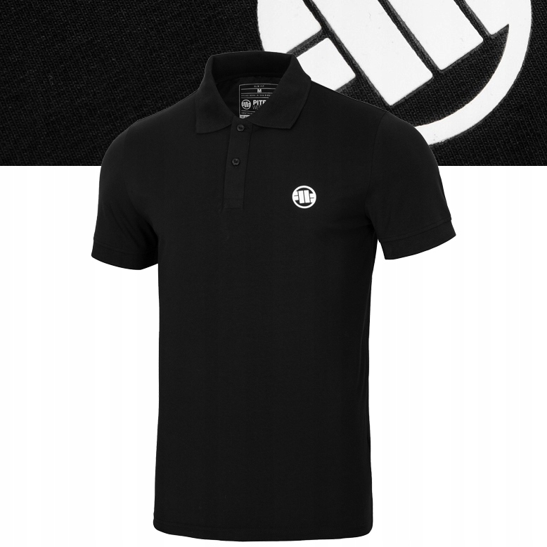 Męska Koszulka Polo Jersey Pitbull Bawełniana Polówka Slim Fit Small Logo