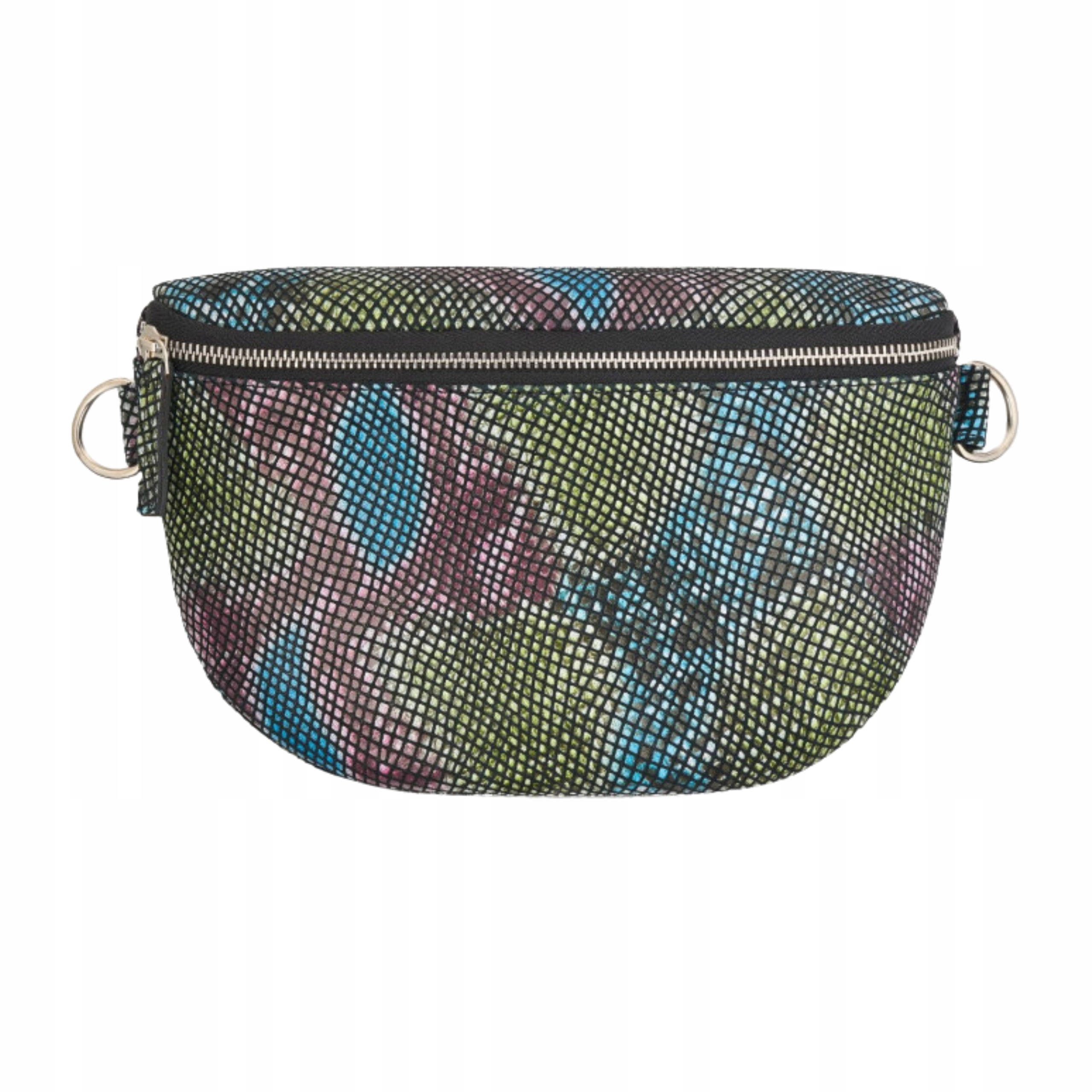 Módní dámská taška s motivem hadí kůže Paolo Peruzzi, vícebarevná