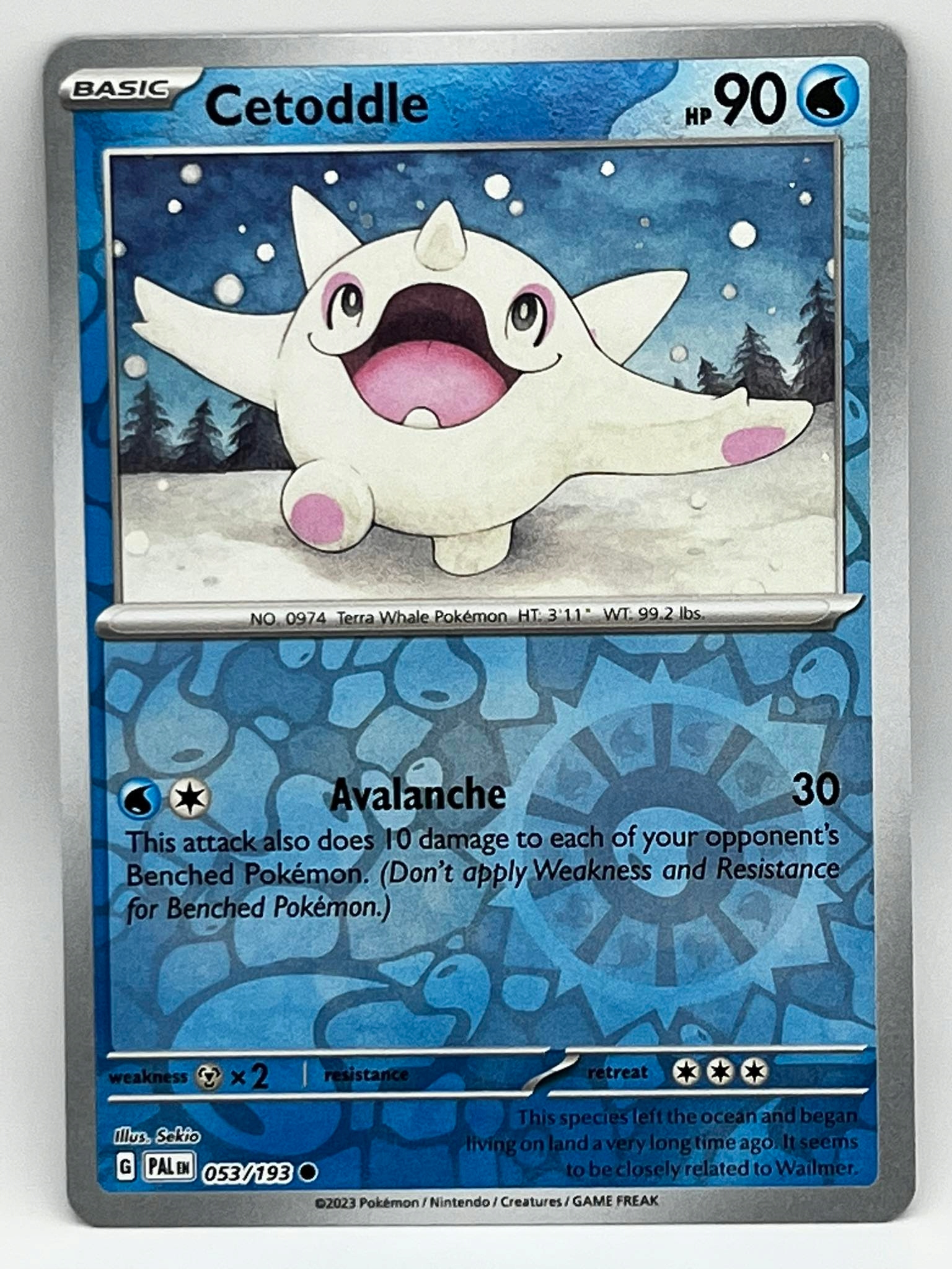 cetoddle pokemon card value Pokemon Card Scarlet & Violet 058/198 58/198 Cetoddle Reverse Holo Com –  Brokenvase Games main image 1