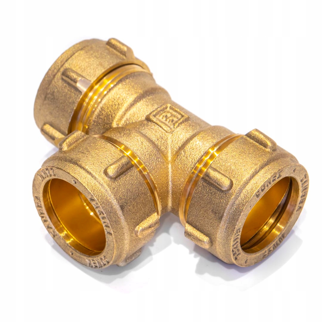 TRÓJNIK SKRĘCANY 18 MM DO RUR MIEDZIANYCH CONEX