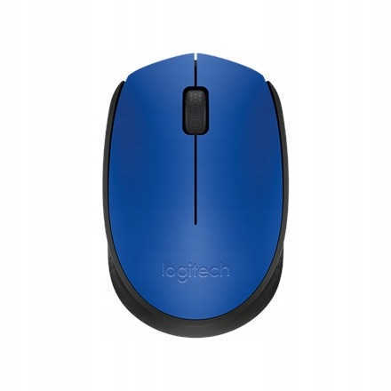 Logitech Mysz bezprzewodowa M171 Czarny, niebieski