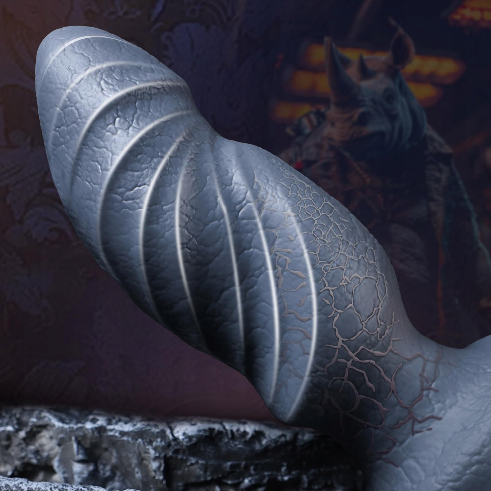 DICK Monsterdildo XXL Dildo Fantasy Tekstura Przyssawka Masaż Prostaty — miniatura 2