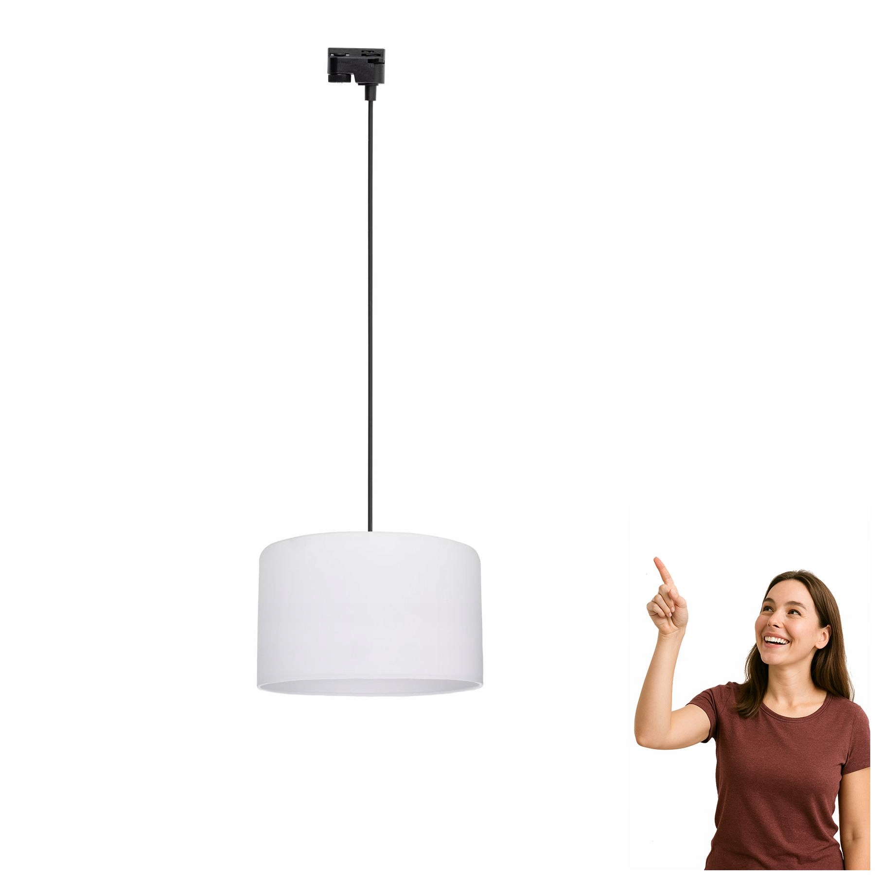 1-fázová závesná koľajnicová lampa Tracer White 38 10671 Tk Lighting