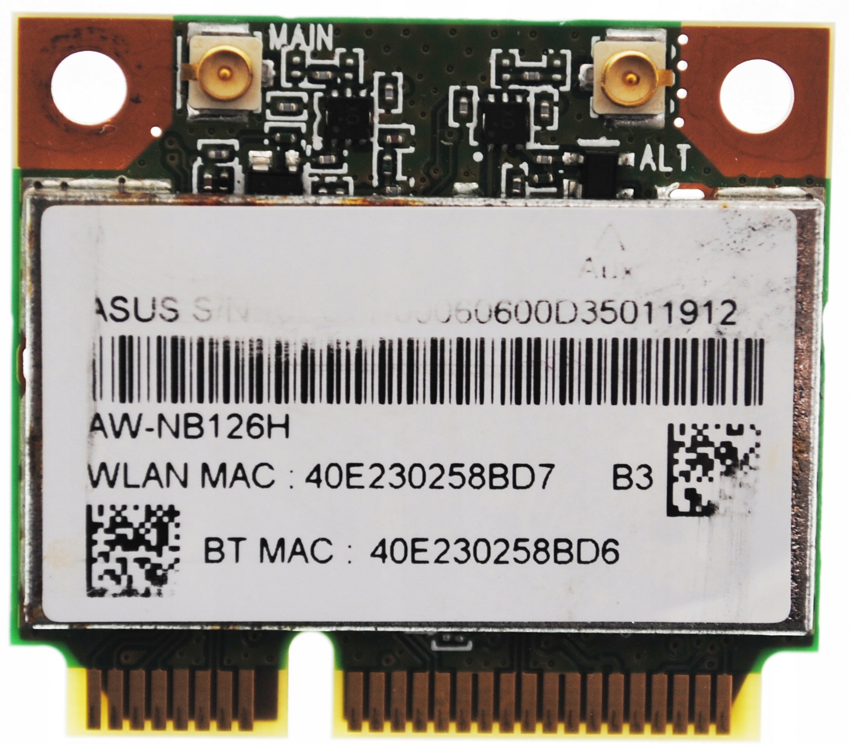 Karta Wi-Fi AR5B225 Asus AW-NB126H + Bluetooth