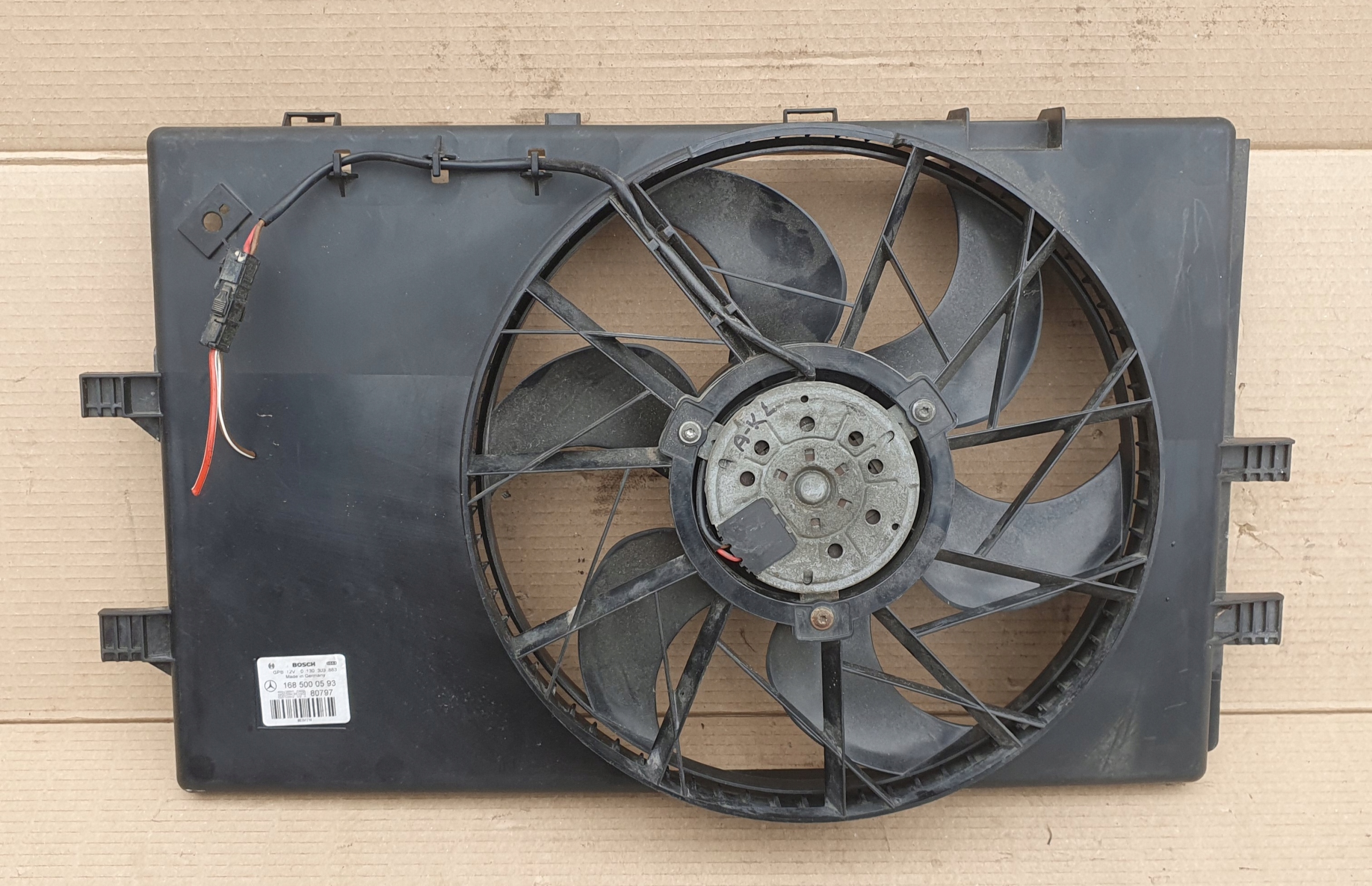 MERCEDES A-KLASA W168 WENTYLATOR CHŁODNICY