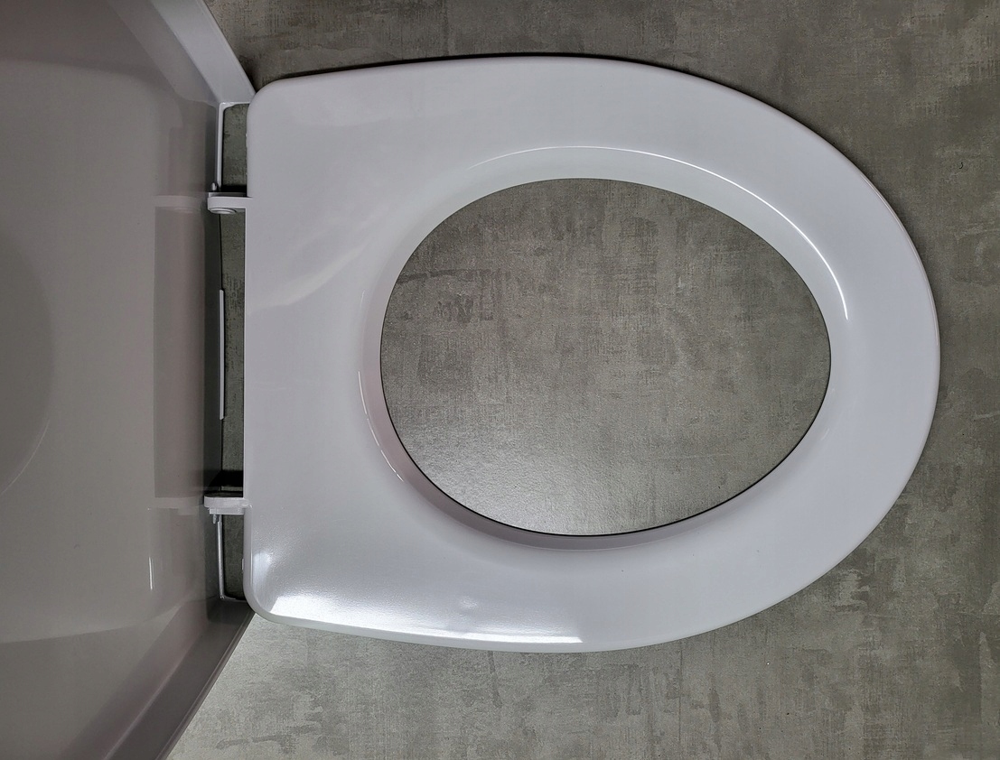 Deska sedesowa biała polipropylen do MITO Merida Kaskada Eko , Cersanit K Szerokość produktu 36.5 cm