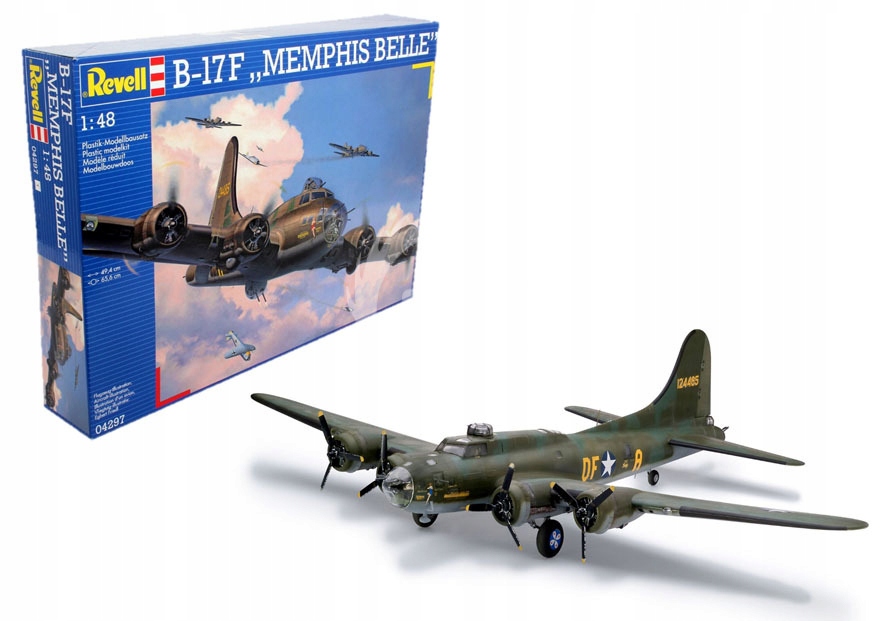 B-17F Memphis Belle Revell 04297 měřítko 1/48