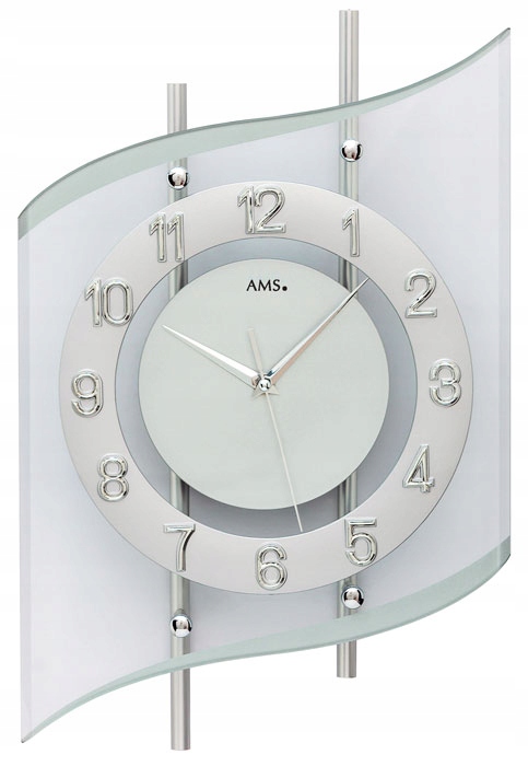 Nástenné hodiny 5506 Ams riadené rádiovým signálom 45cm