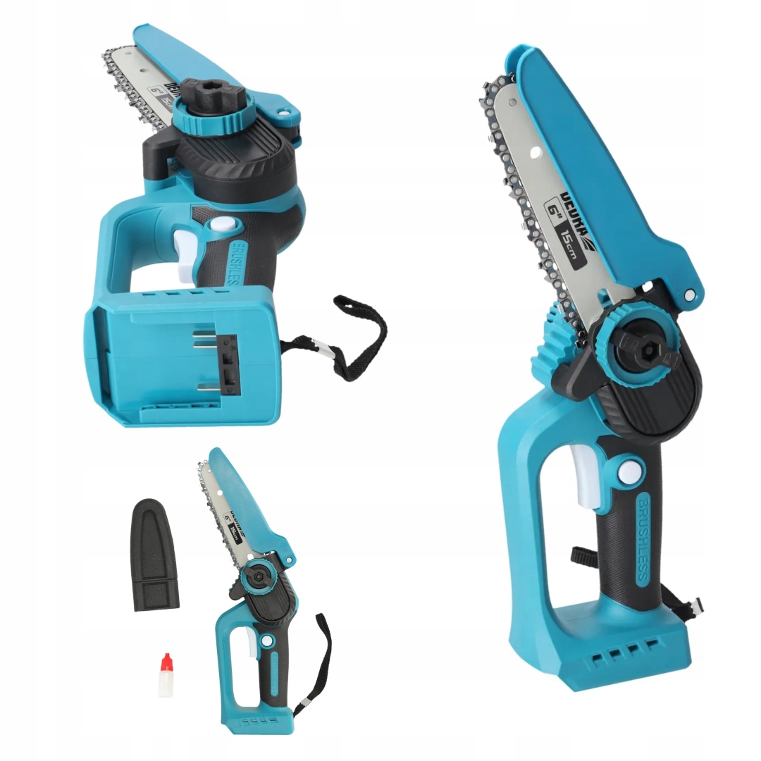 Mini řetězová pila, bezuhlíková pila 18V 6", Dedra Sas+all DED7180