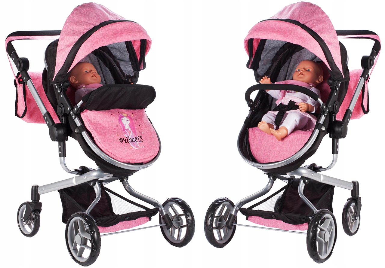 WÓZEK DLA LALEK GŁĘBOKI SPACERÓWKA TORBA GONDOLA SKŁADANY REGULACJA RĄCZKI Certyfikaty, opinie, atesty CE