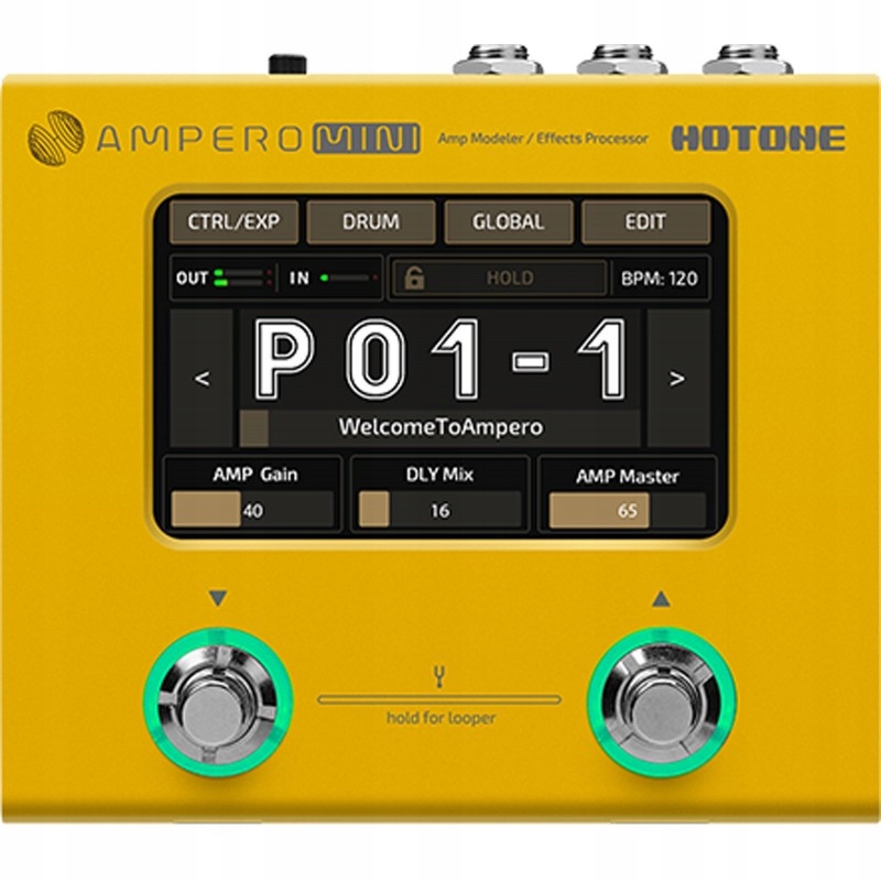 Hotone Ampero Mini Mg Marigold Signálový Procesor