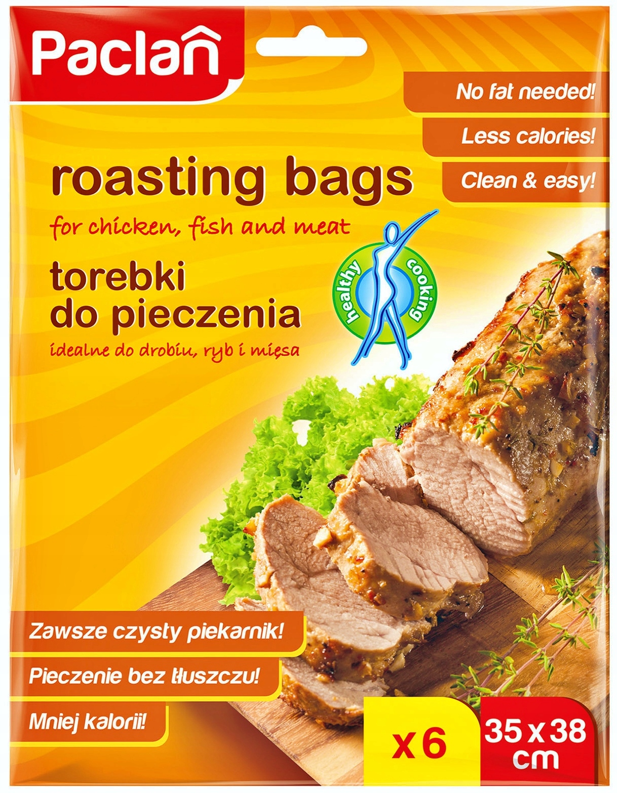 

Paclan Torebki do pieczenia 6szt 35x38cm z klips