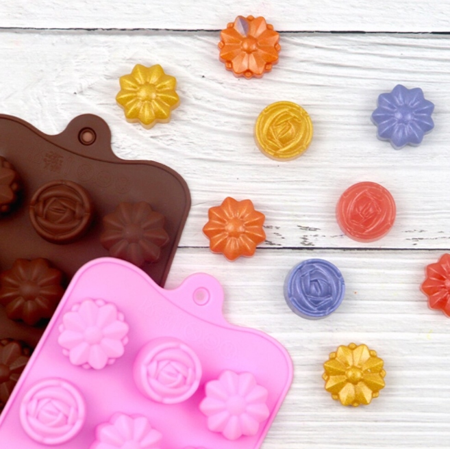 FORMA FOREMKA SILIKONOWA DO CZEKOLADY LODU PRALIN KWIATKI KWIATUSZKI EAN (GTIN) 6922560198468