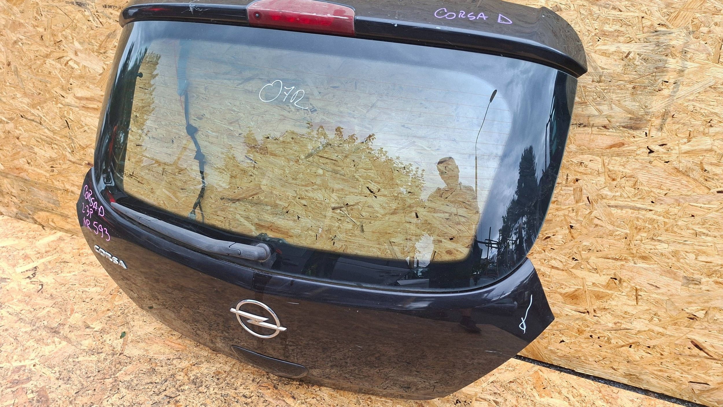 trunk door boot OPEL CORSA D 3D 2006-2014