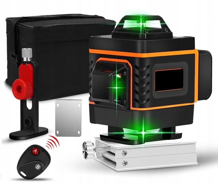

Poziomica Laserowa 360° Laser Krzyżowy 4D 16 linii