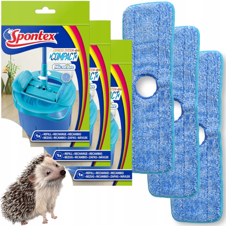 Levně Náhradní nástavec Spontex pro mop Spontex Expres System ,Vložka, nástavec x3