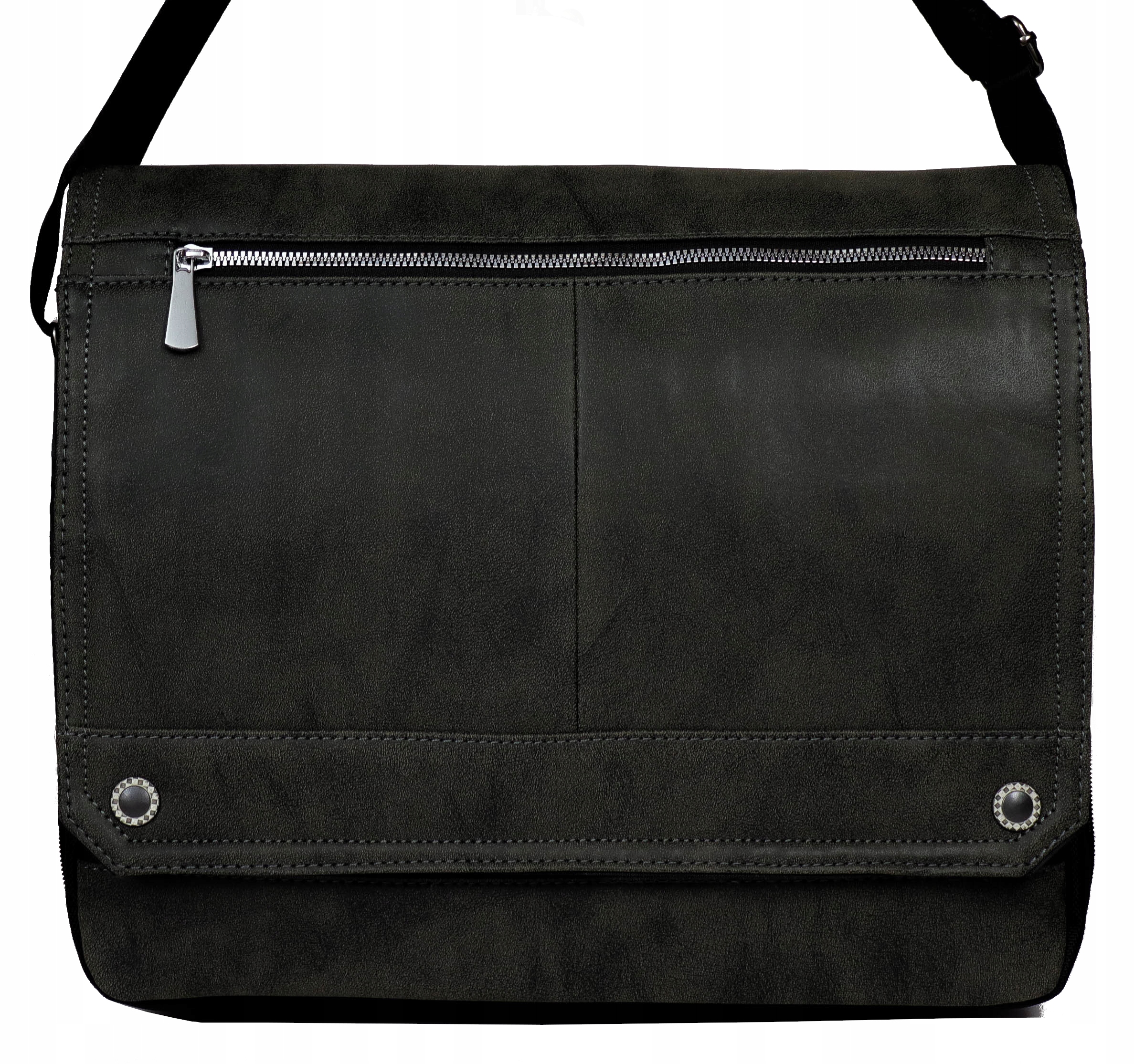 TORBA FIRMOWA ELIOX MĘSKA NA RAMIĘ DO PRACY SZKOŁY Materiał dominujący skóra ekologiczna