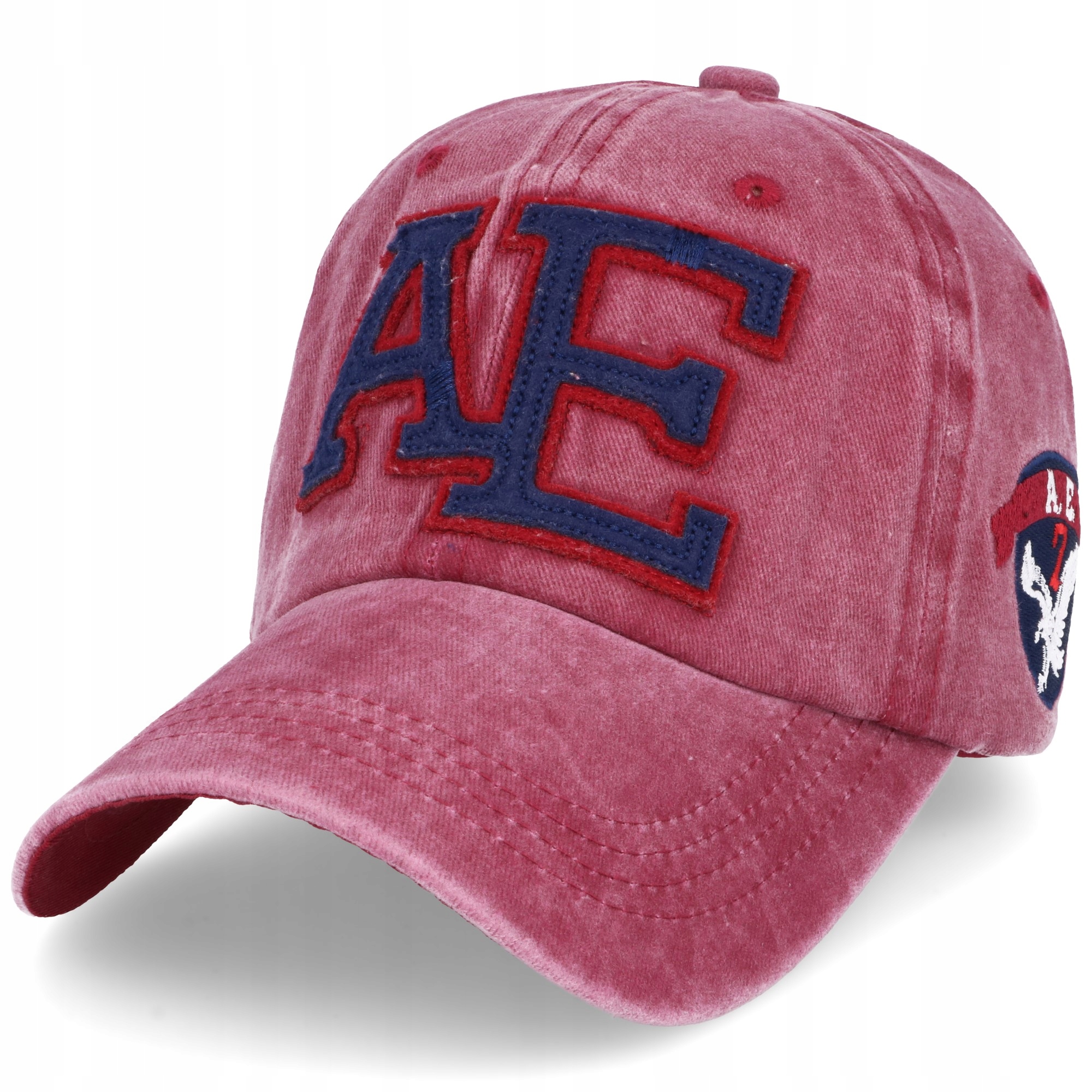 

Czapka z daszkiem bejsbolówka jeans vintage