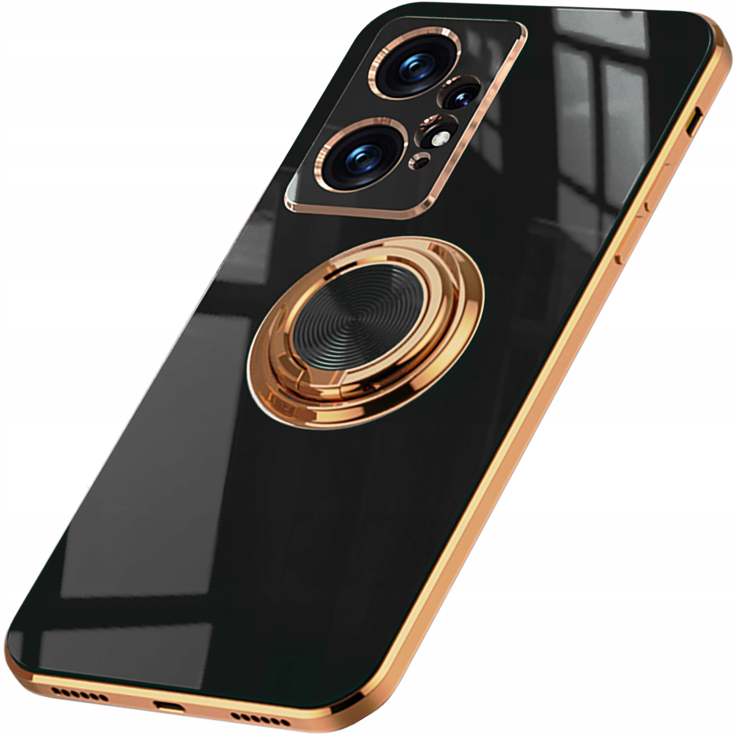 

Etui Glamour Ring Szkło do Xiaomi Redmi Note 12