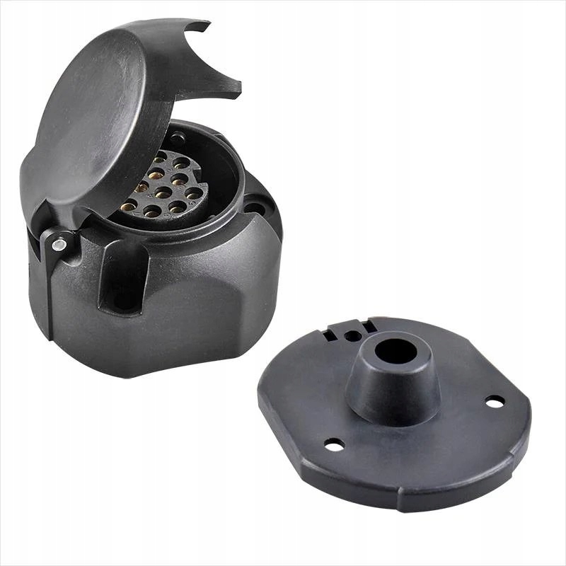 Gniazdo Do Przyczepy Przyczepki Wiązka 13 Pin 12v 24V Jaeger Pro Hq