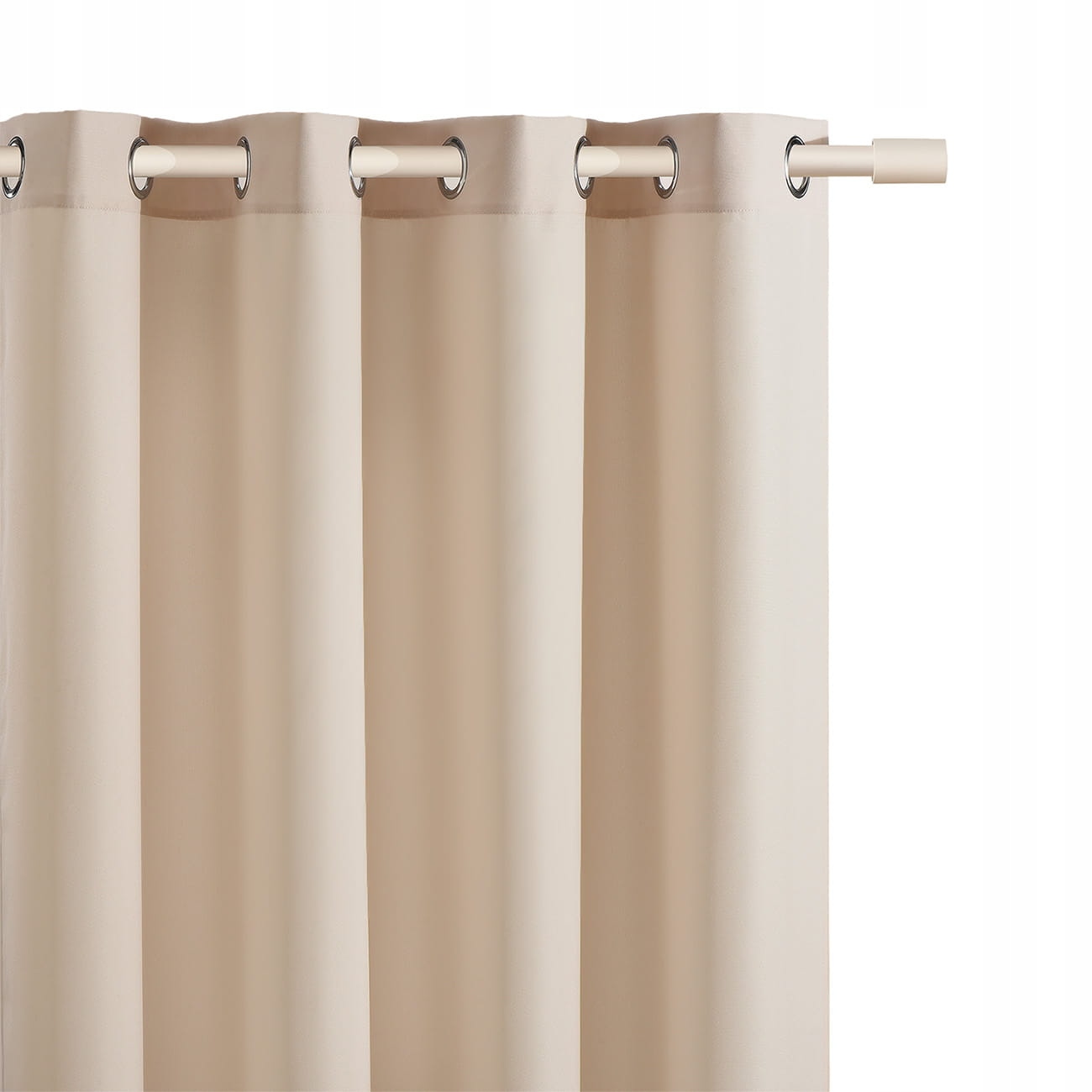 

Zasłona gotowa przelotki 140x250 Aura krem