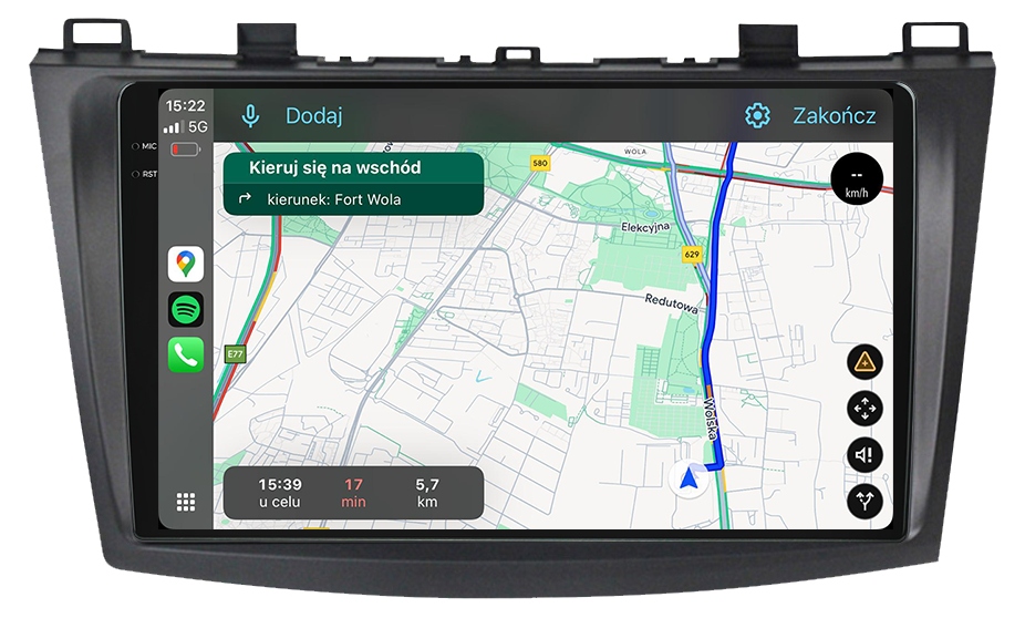 Mazda 3 2009-2013 Rádio Navigace Android 12GB/256GB 2K Qled