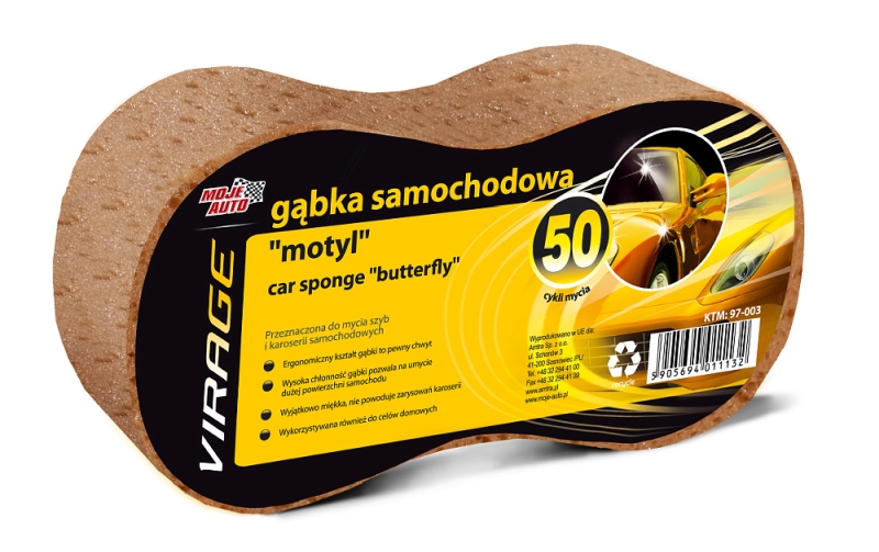 

Gąbka Samochodowa Motyl