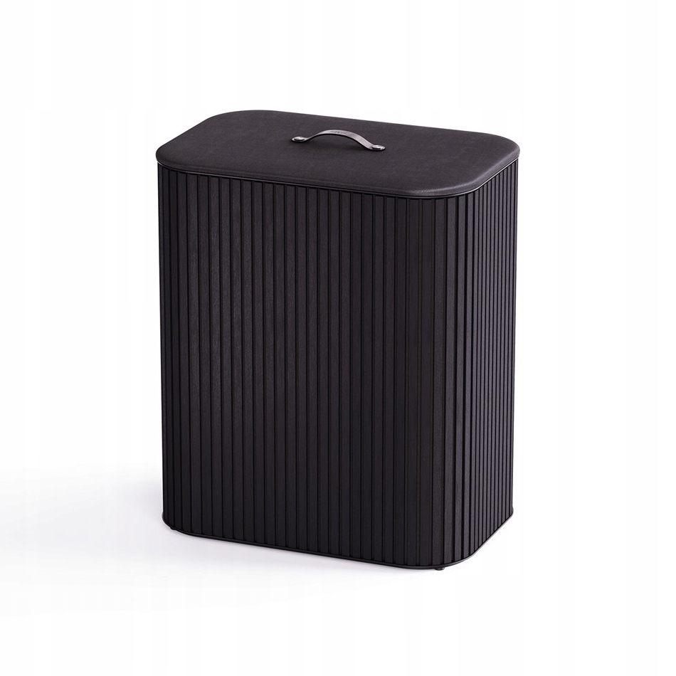 Trojitý černý koš na prádlo Tota Lux Joseph Joseph – elegantní design