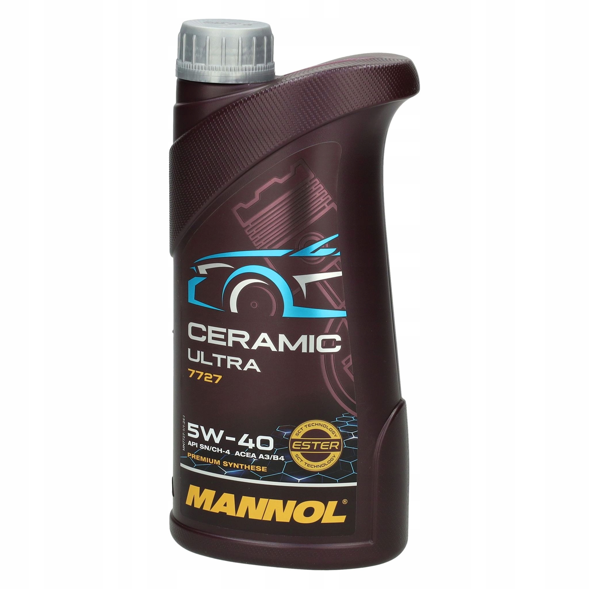 Syntetyczny Olej Silnikowy 7727 Mannol Ceramic Ultra 5W40 1L