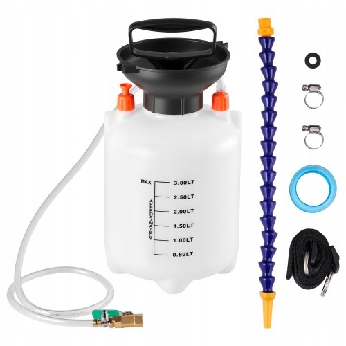 Prevodová Olejová Pumpa Vevor 3 L Ručná Nádrž Hdpe Páska Ptfe