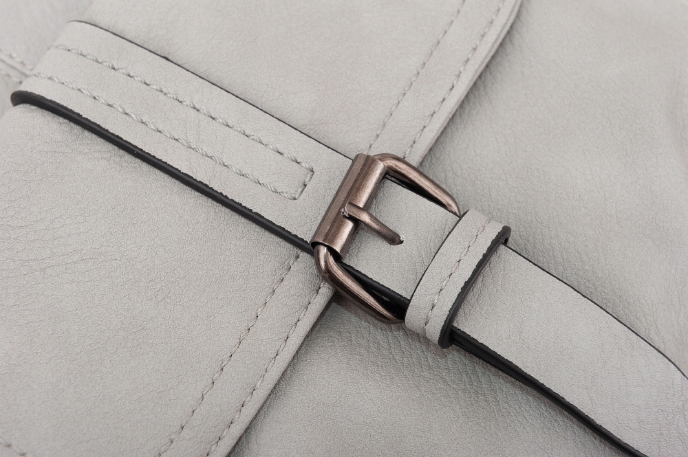 SZARA TOREBKA PLECAK POPIELATA TOREBKA TORBA SKÓRA 2w1 JGL Odcień popielaty