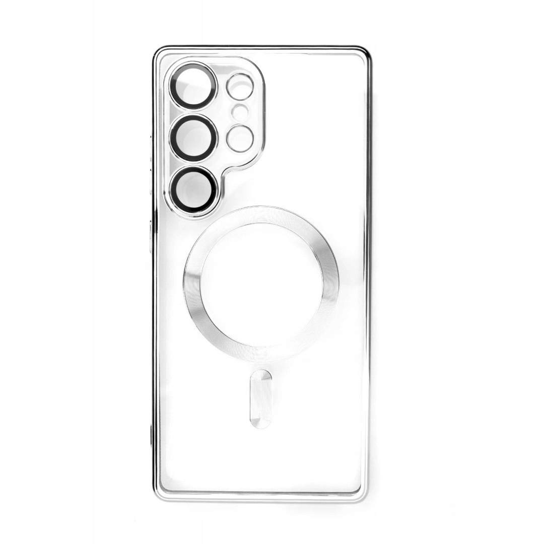 Etui galwanizowane na iPhone 16e Electroplated Case z MagSafe srebrne Hur