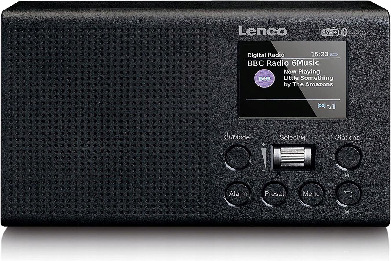 Rádio Lenco PDR-031BK Fm Dab Rds Bluetooth Baterie