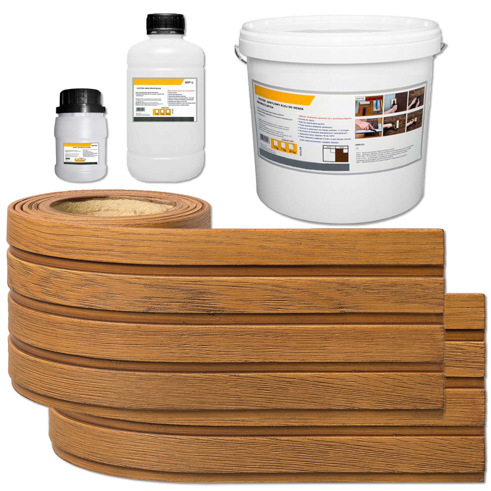 Fasádní lamely Lamelové na fasády Indecori Winchester Gold sada 1 m²