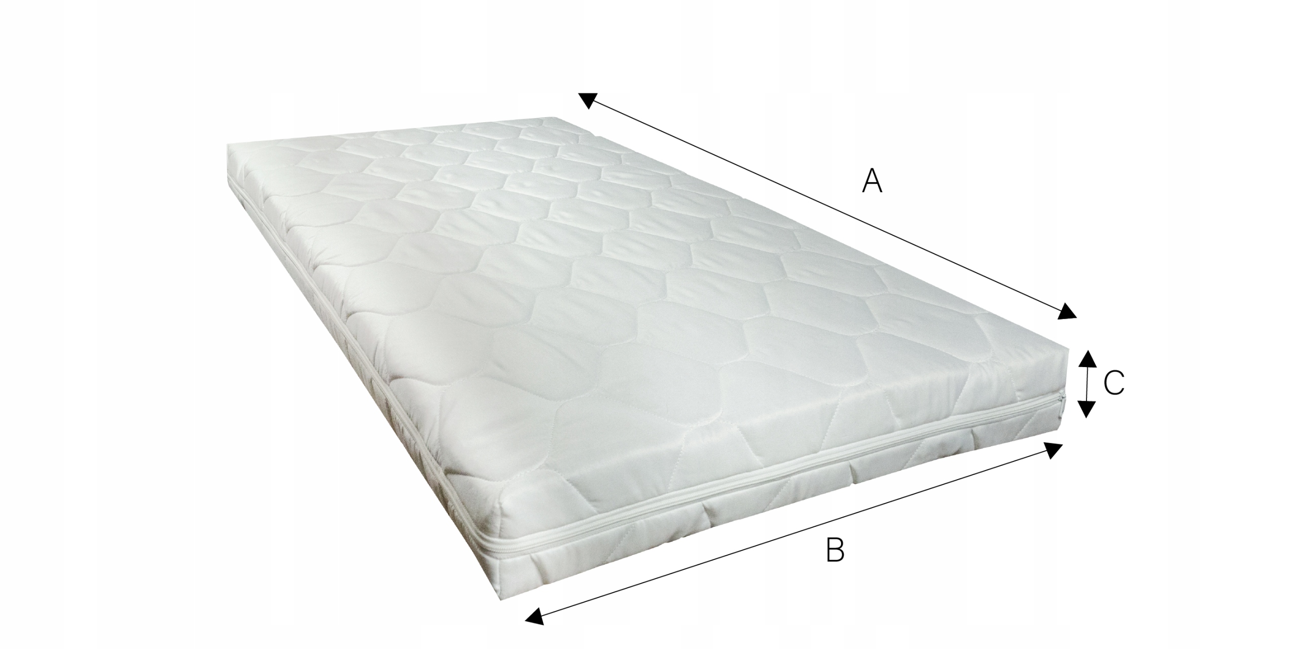 MATERAC DO ŁÓŻKA GRYKA + PIANKA + KOKOS 160x80 Twardość średni