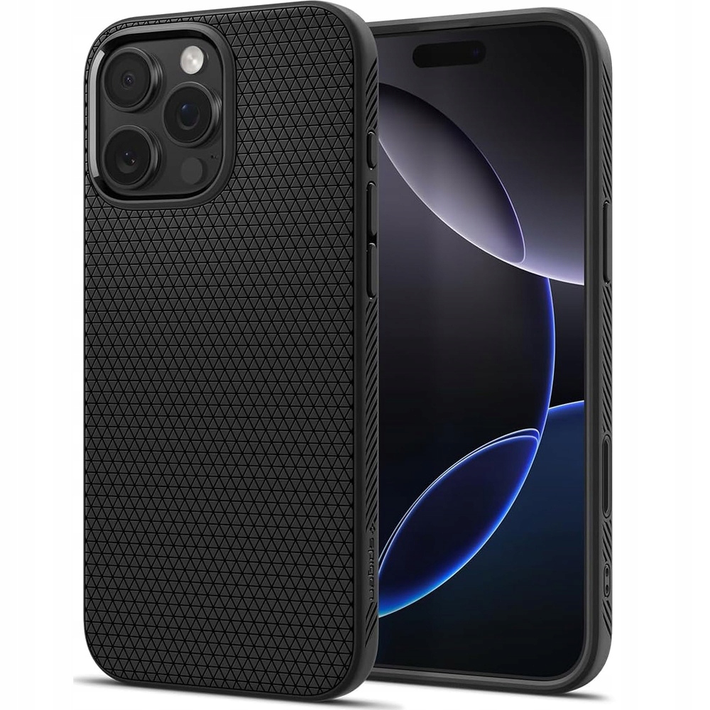 Pouzdro pro iPhone 16 Pro, Spigen Liquid Air T Mag, pouzdro pro MagSafe, štíhlé