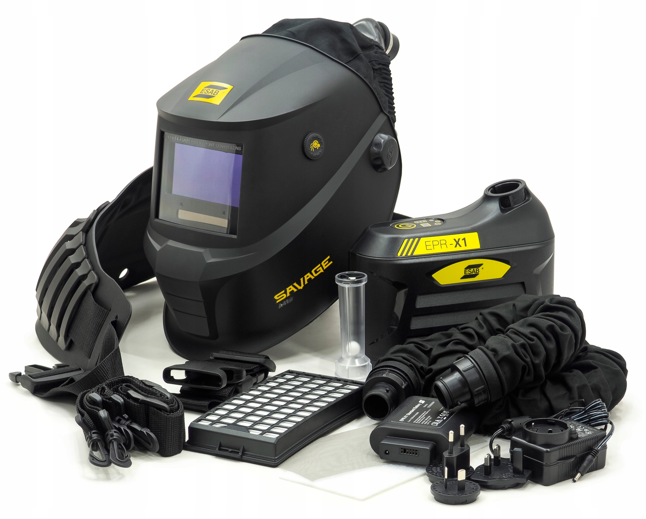 Zestaw Przyłbica Esab Savage A41 Air Nawiew Papr X1.1