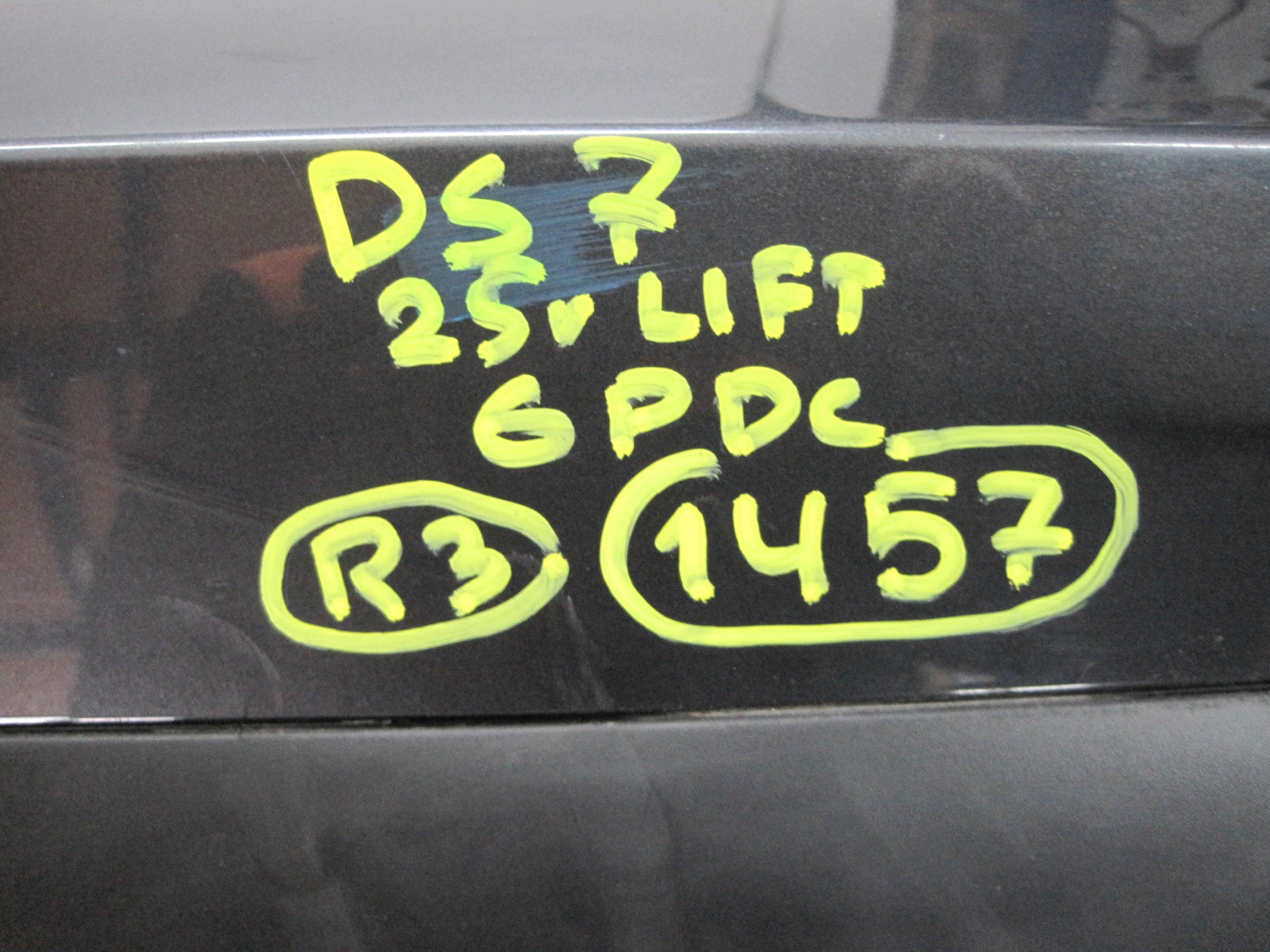 bumper rear part rear CITROEN DS7 LIFT 25R 6 PDC