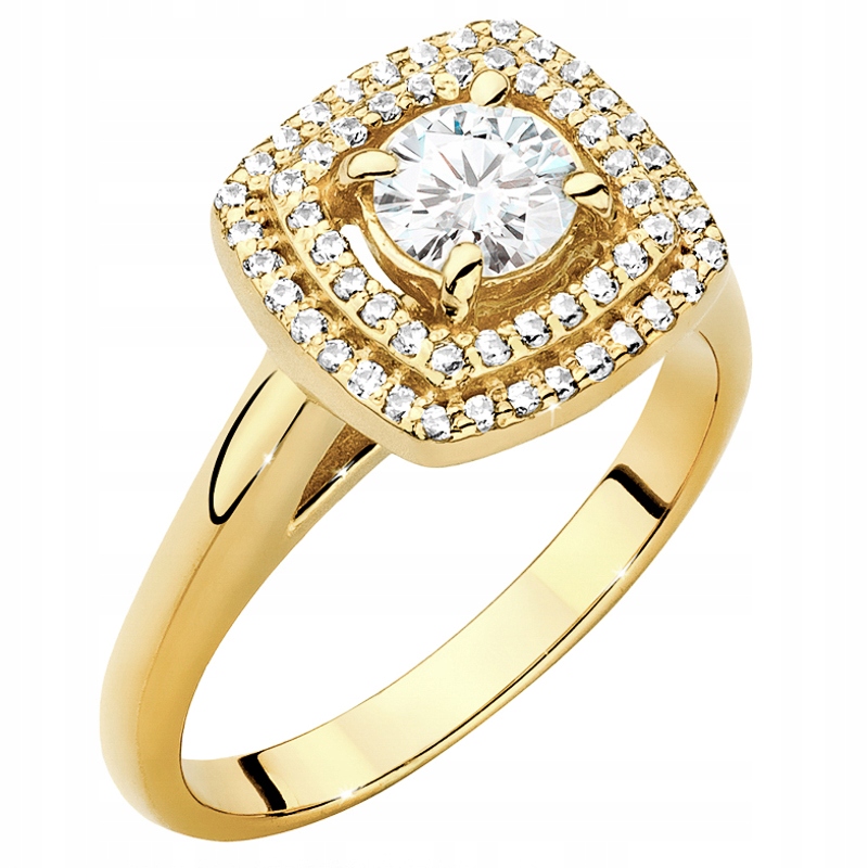 Zlatý Prstýnek ryzosti 585 s Brilianty 0,78 ct 14k