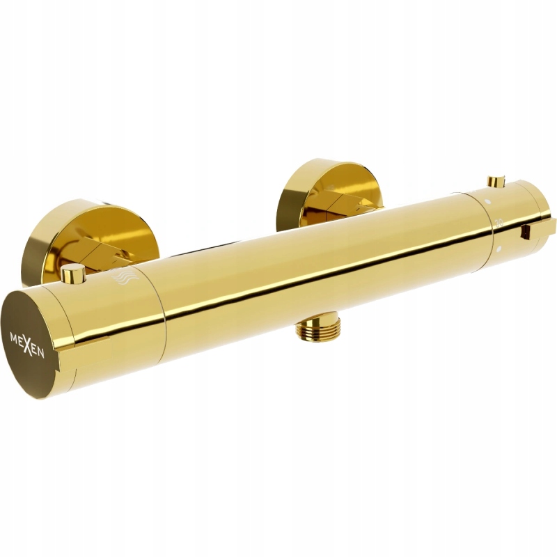 Mexen Kai termostatická sprchová baterie, Zlatá